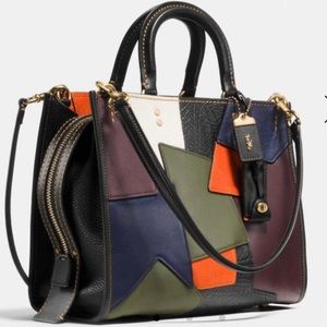 Coach Rogue 1941 Patchwork Satchel.